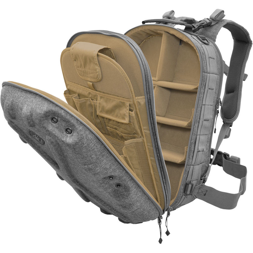 Mochila Hazard 4 Pillbox Optics Shell-Pack (Gris) - vista lateral