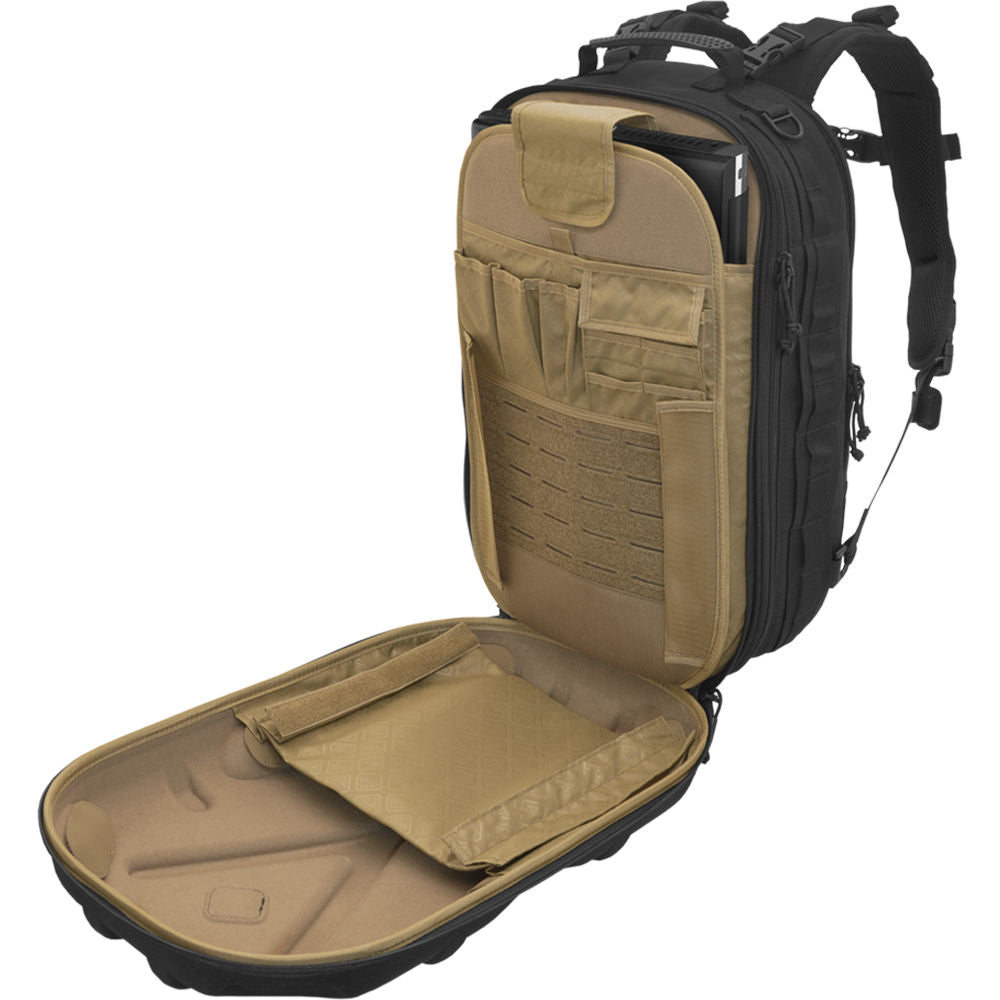Mochila Hazard 4 Pillbox Optics Shell-Pack (Negro) - puertos y conexiones