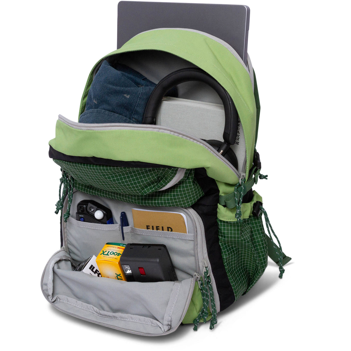 Mochila Long Weekend Morro Convertible (Verde Moss, 22L) - vista frontal