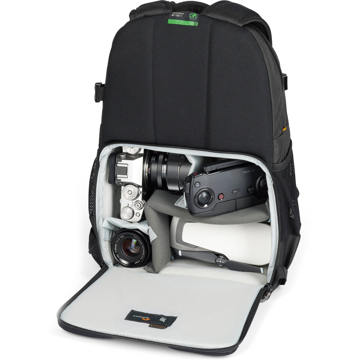 Mochila Lowepro Adventura BP 150 III (Negro) - vista trasera
