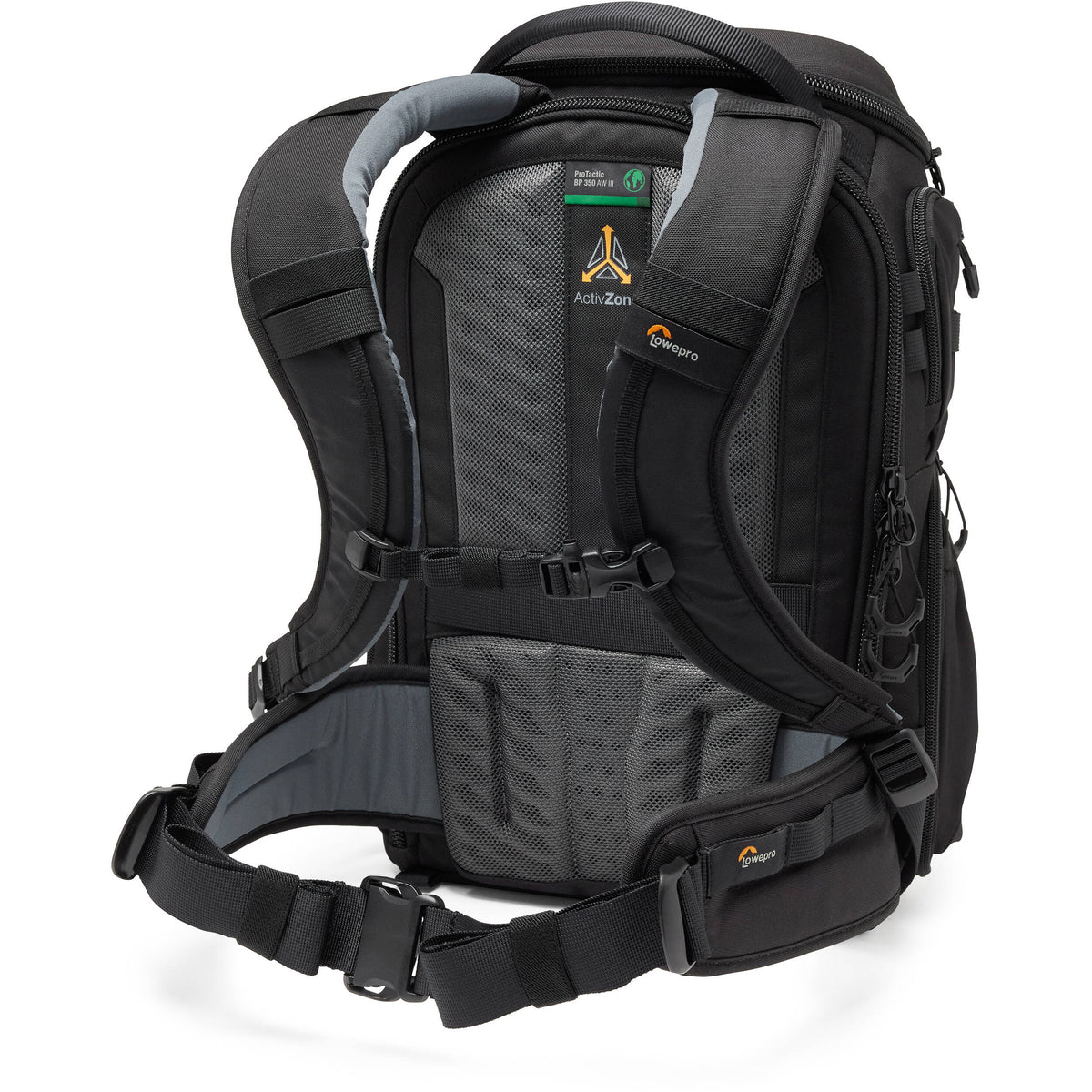 Mochila Lowepro ProTactic BP 350 AW III (Negro, 17L) - puertos y conexiones