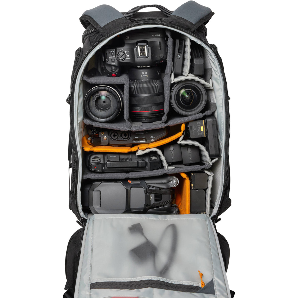 Mochila Lowepro ProTactic BP 450 AW III (Negro, 28L) - vista trasera