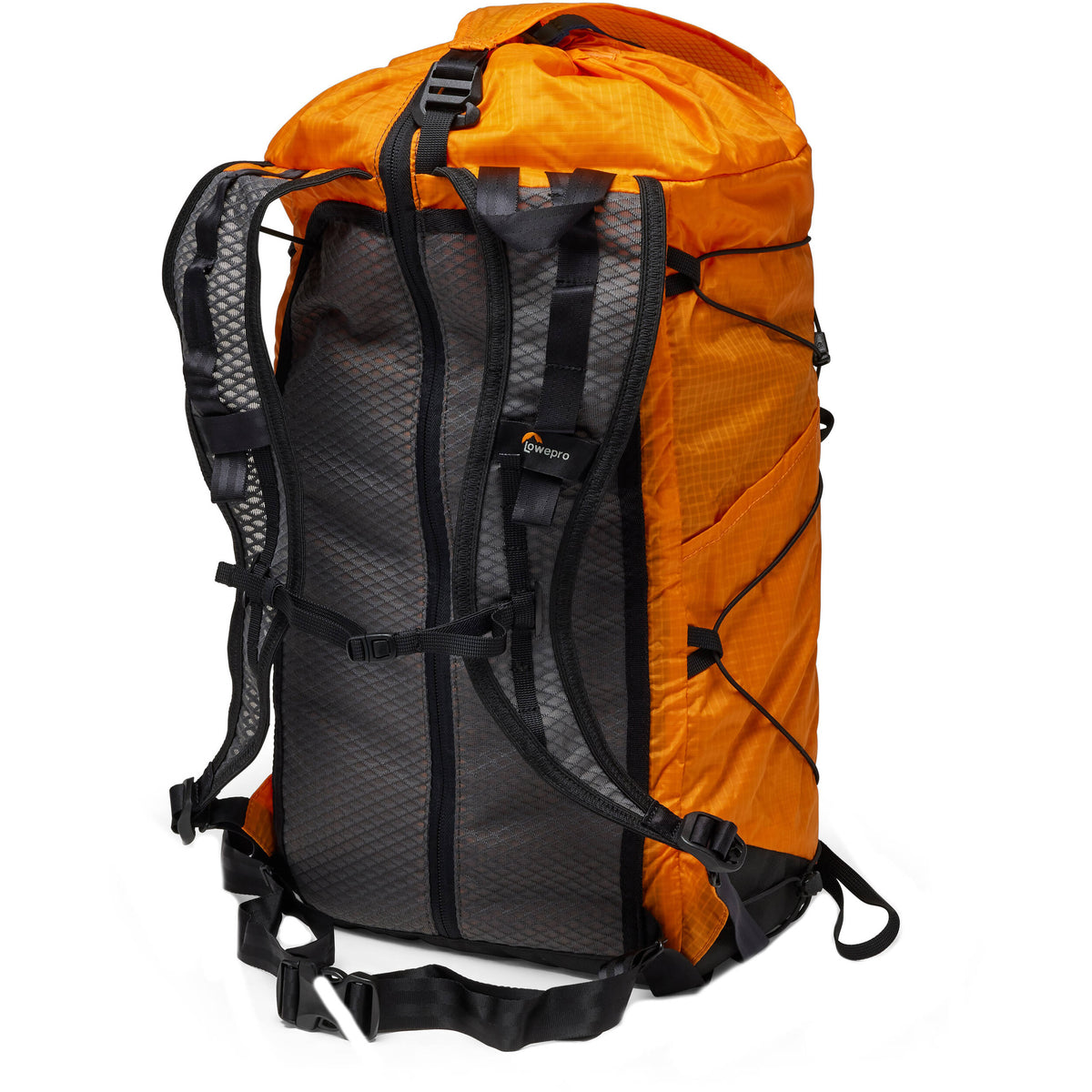 Mochila Lowepro RunAbout BP 18L II Collapsible (Naranja) - vista trasera