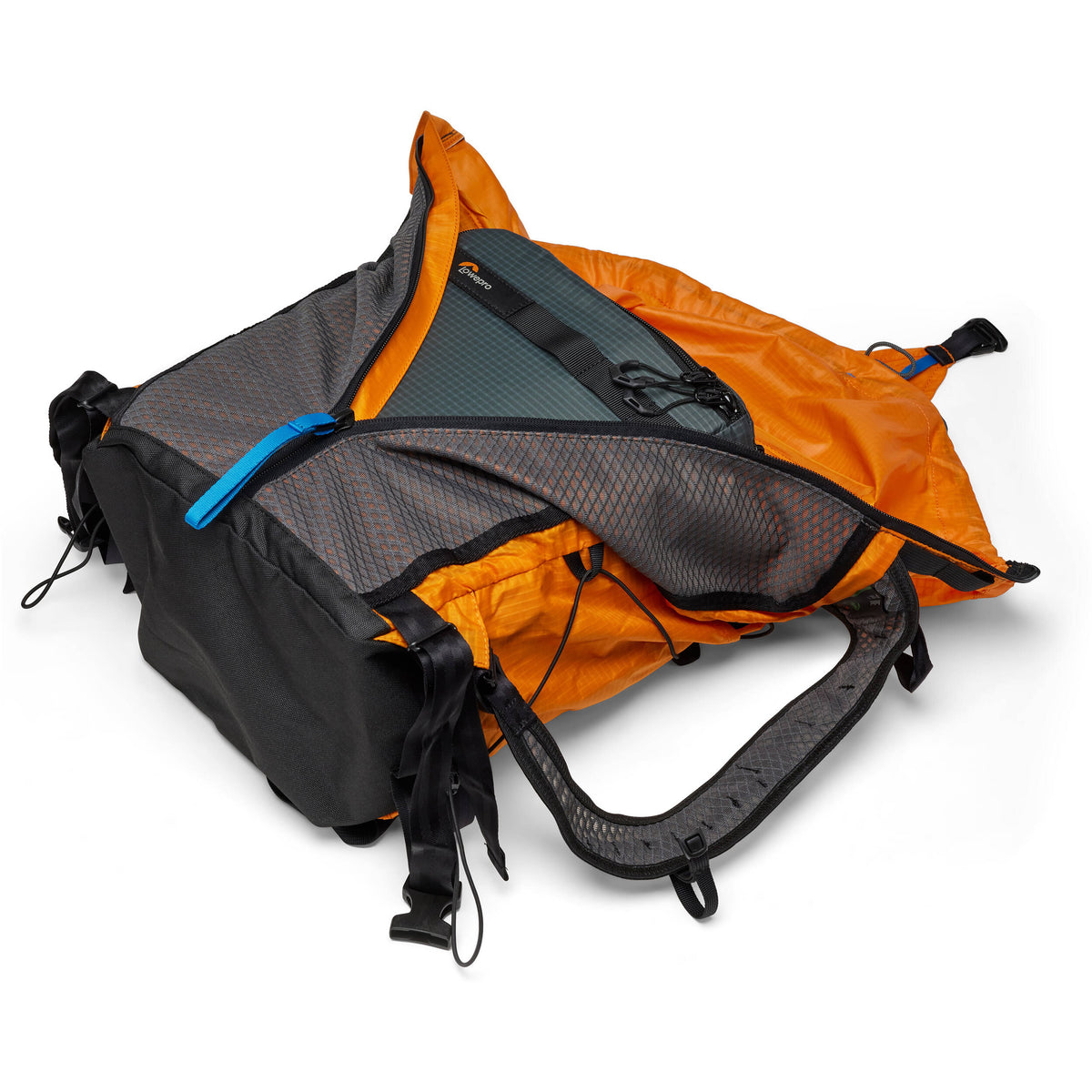 Mochila Lowepro RunAbout BP 18L II Collapsible (Naranja) - detalle