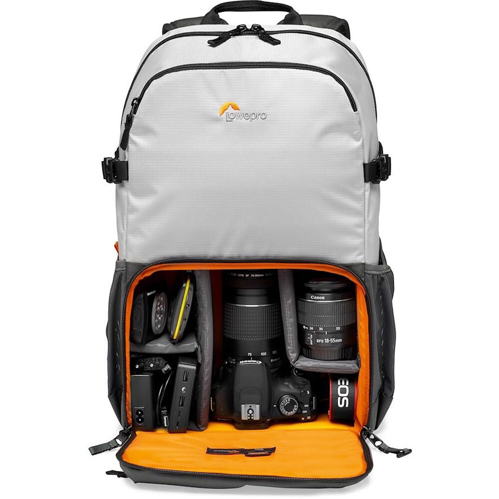 Mochila Lowepro Truckee BP 250 LX (Gris, 18L) - vista lateral