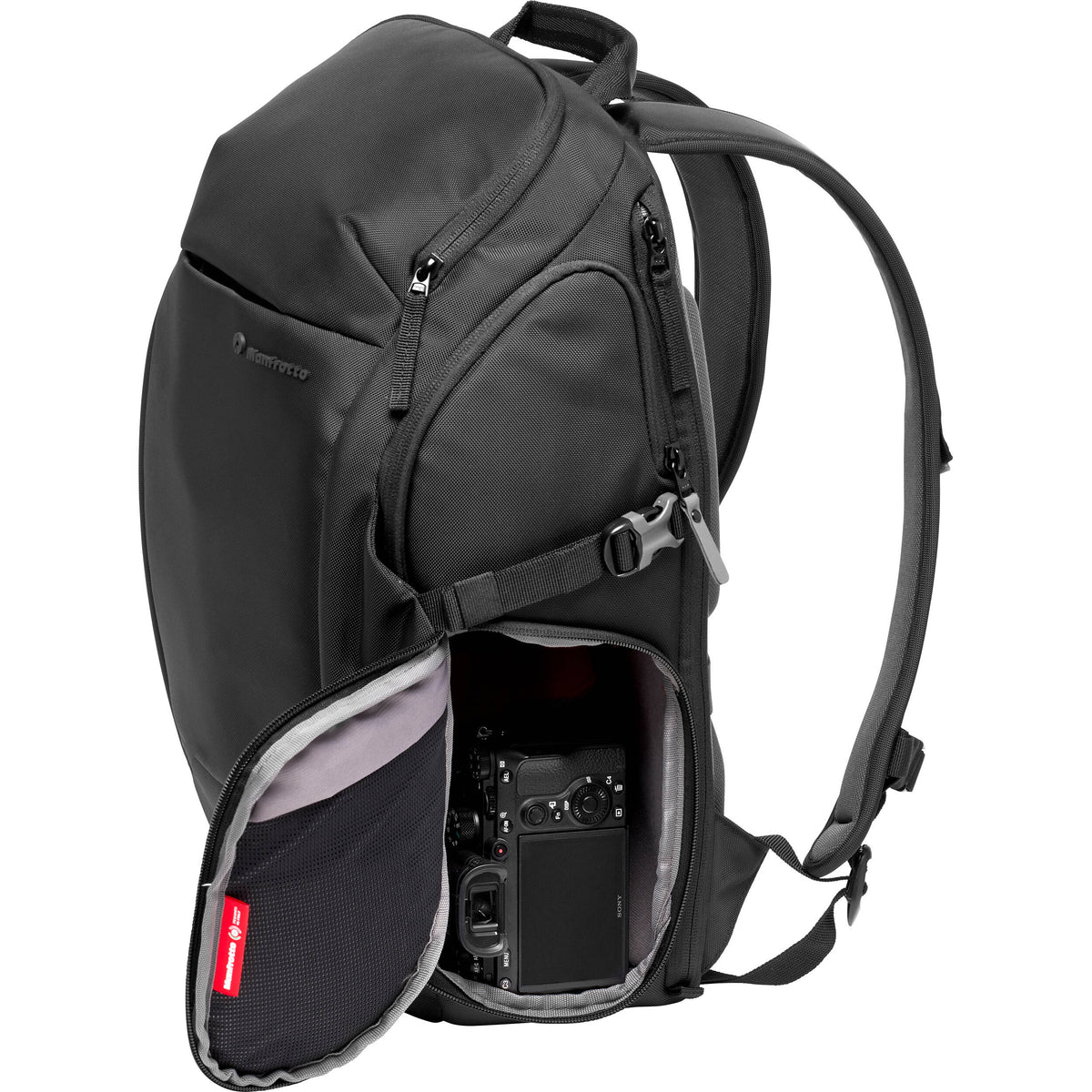 Mochila Manfrotto Advanced Travel III 24L (Negro) - contenido de la caja