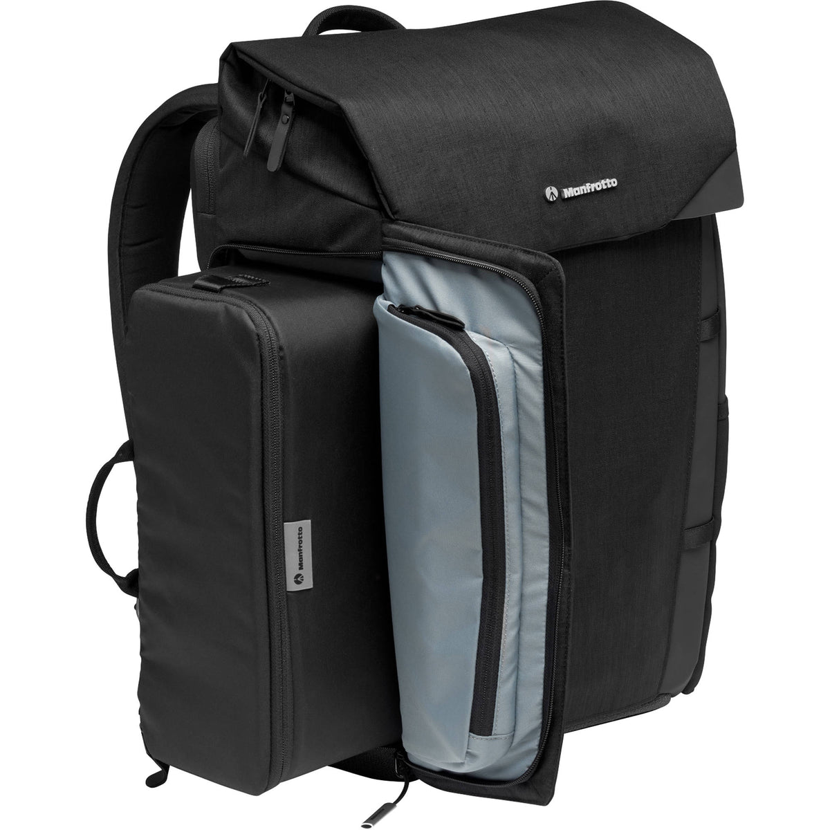 Mochila Manfrotto Chicago 50 (Mediano, Dark Gris) - vista lateral