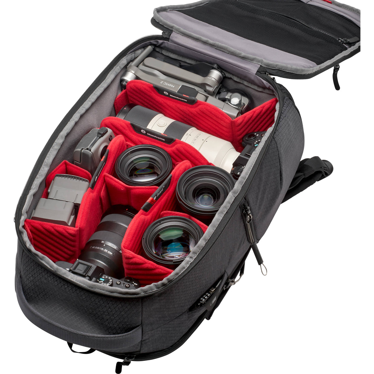 Mochila Manfrotto Pro Light Front Loader 24.5L (Mediano) - vista lateral