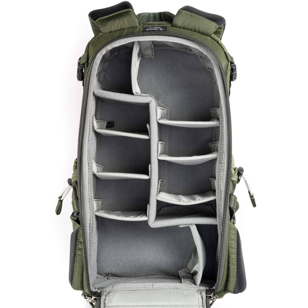 Mochila MindShift Gear Backlight (Montane Verde, 18L) - vista trasera