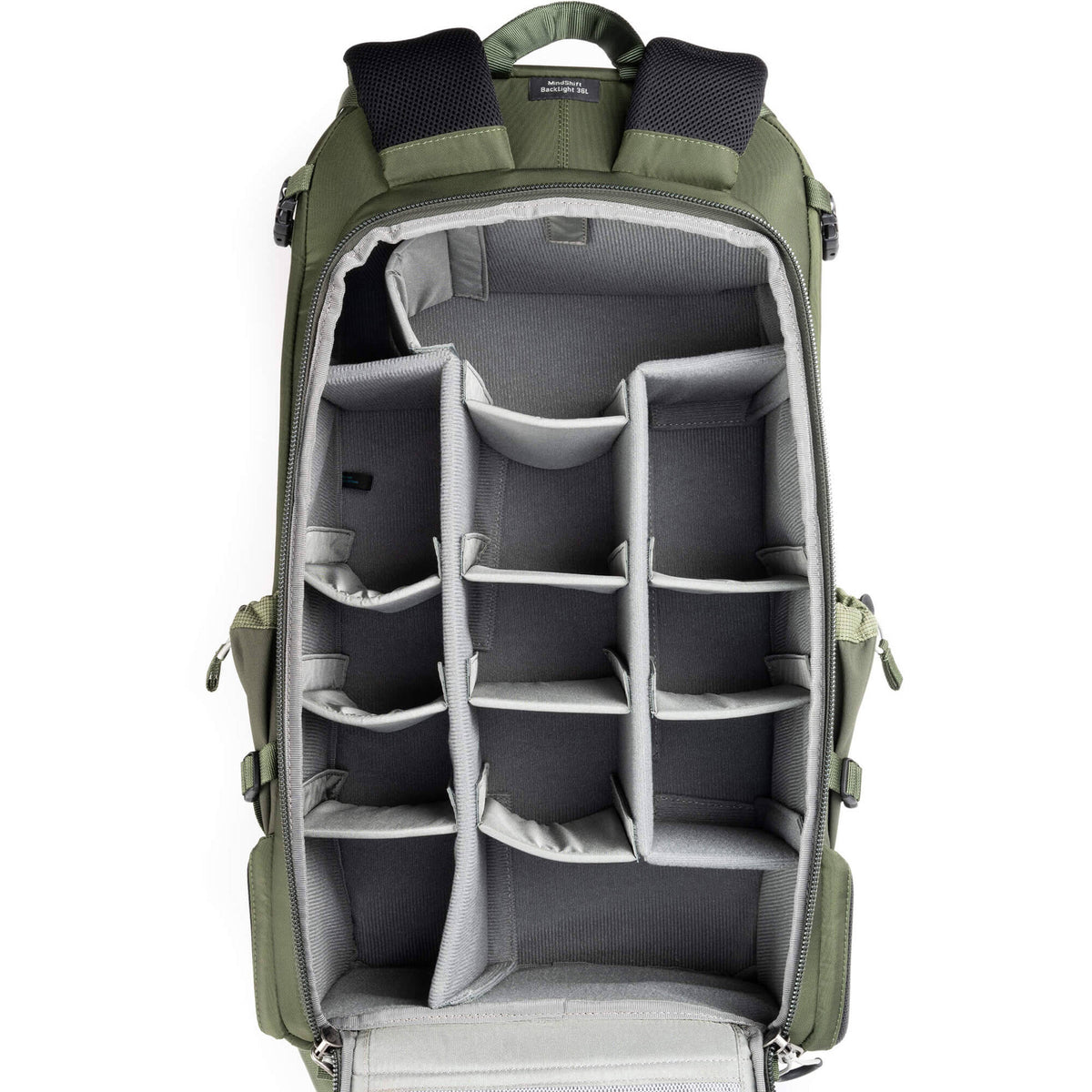 Mochila MindShift Gear Backlight (Slate Negro, 36L) - vista trasera