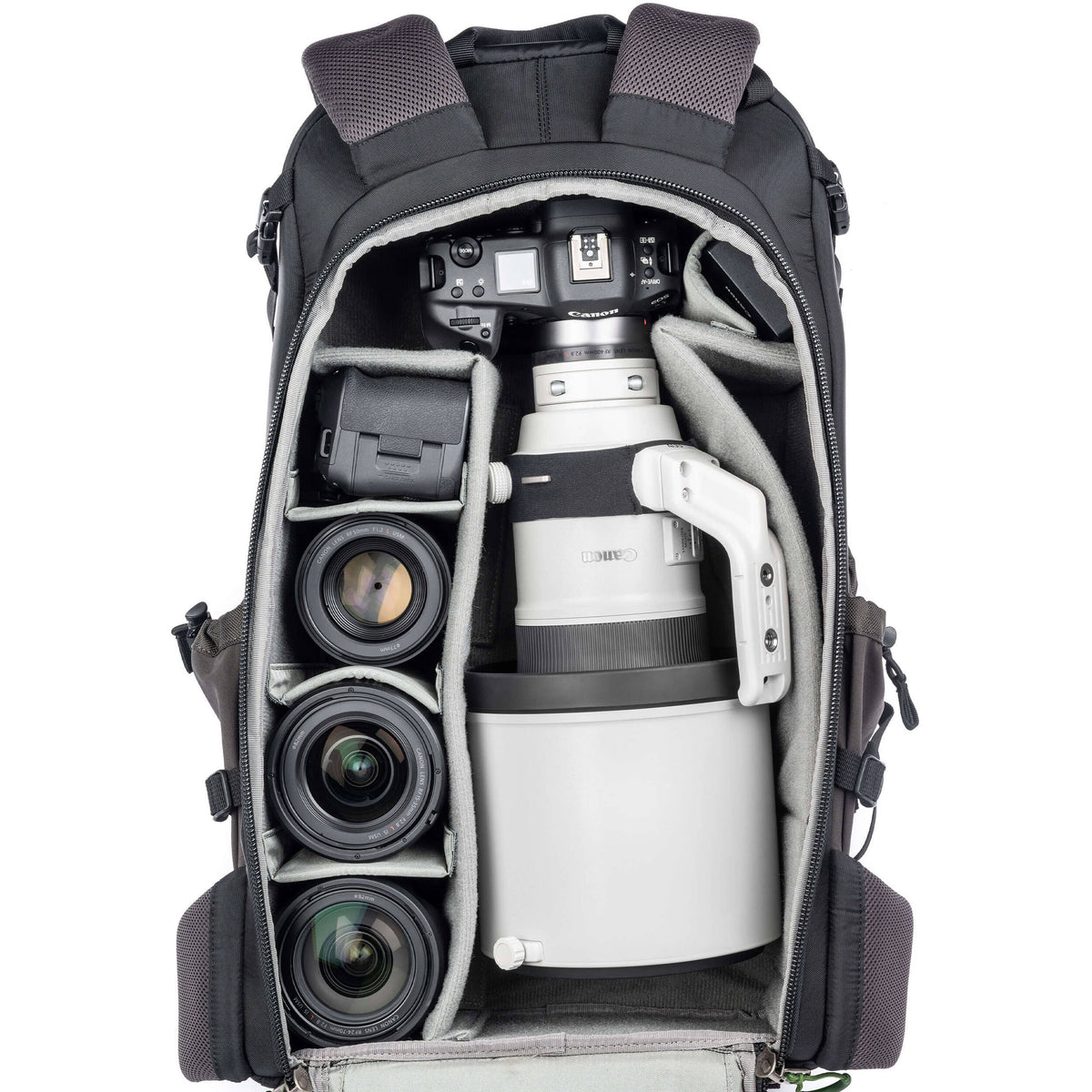 Mochila MindShift Gear Backlight (Slate Negro, 36L) - vista lateral