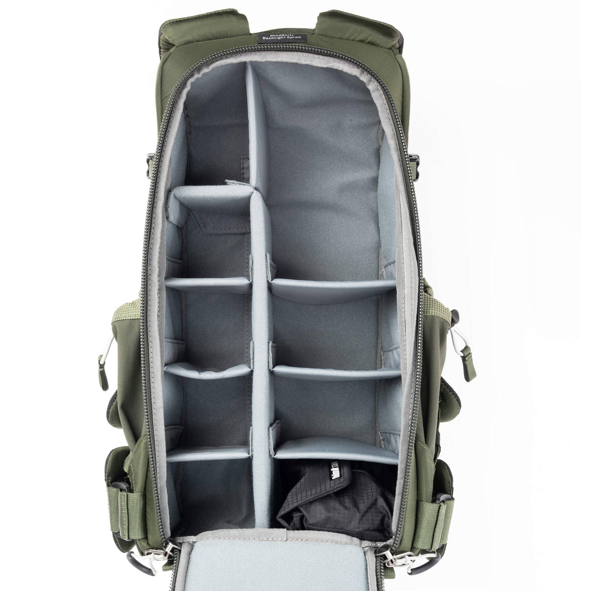 Mochila MindShift Gear Backlight Sprint (Montane Verde, 15L) - vista trasera