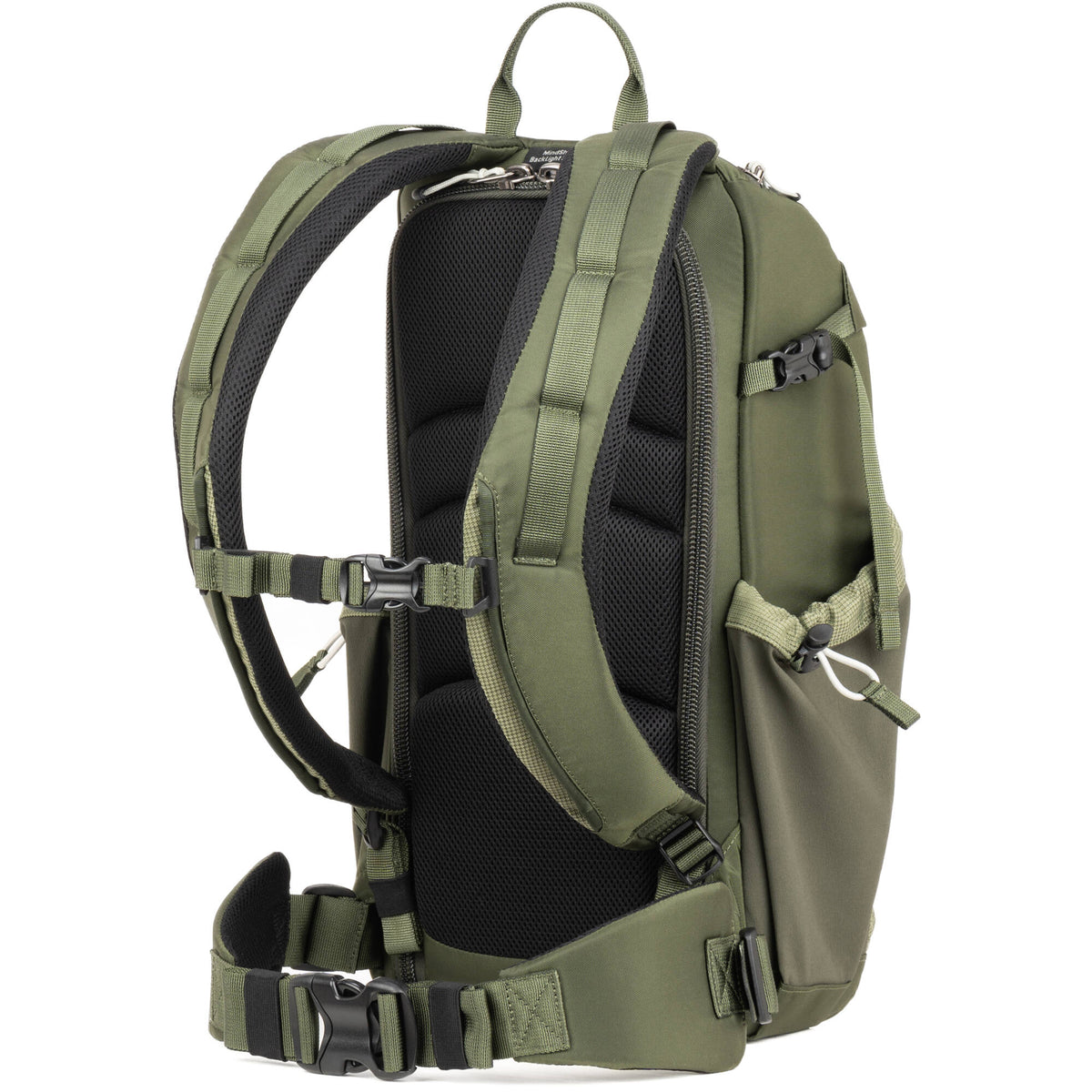 Mochila MindShift Gear Backlight Sprint (Montane Verde, 15L) - en uso
