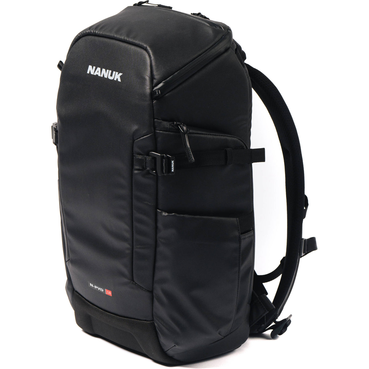 Mochila Nanuk N-PVD para Photo, Video, Drone, y Laptop (Negro, 18L) - vista lateral
