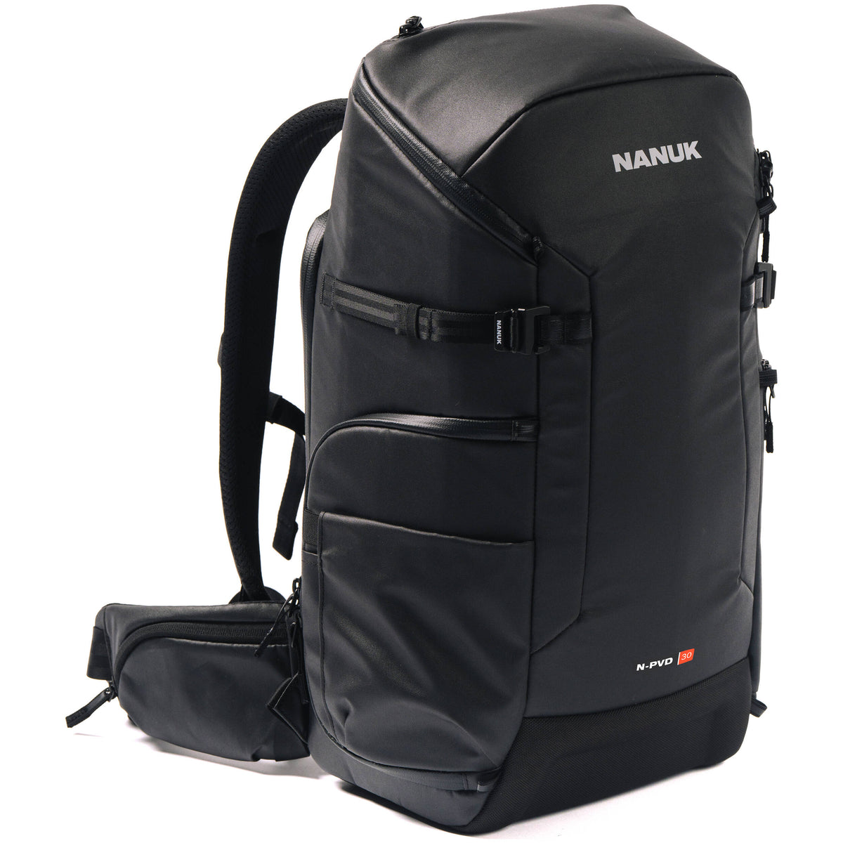 Mochila Nanuk N-PVD para Photo, Video, Drone, y Laptop (Negro, 30L) - puertos y conexiones