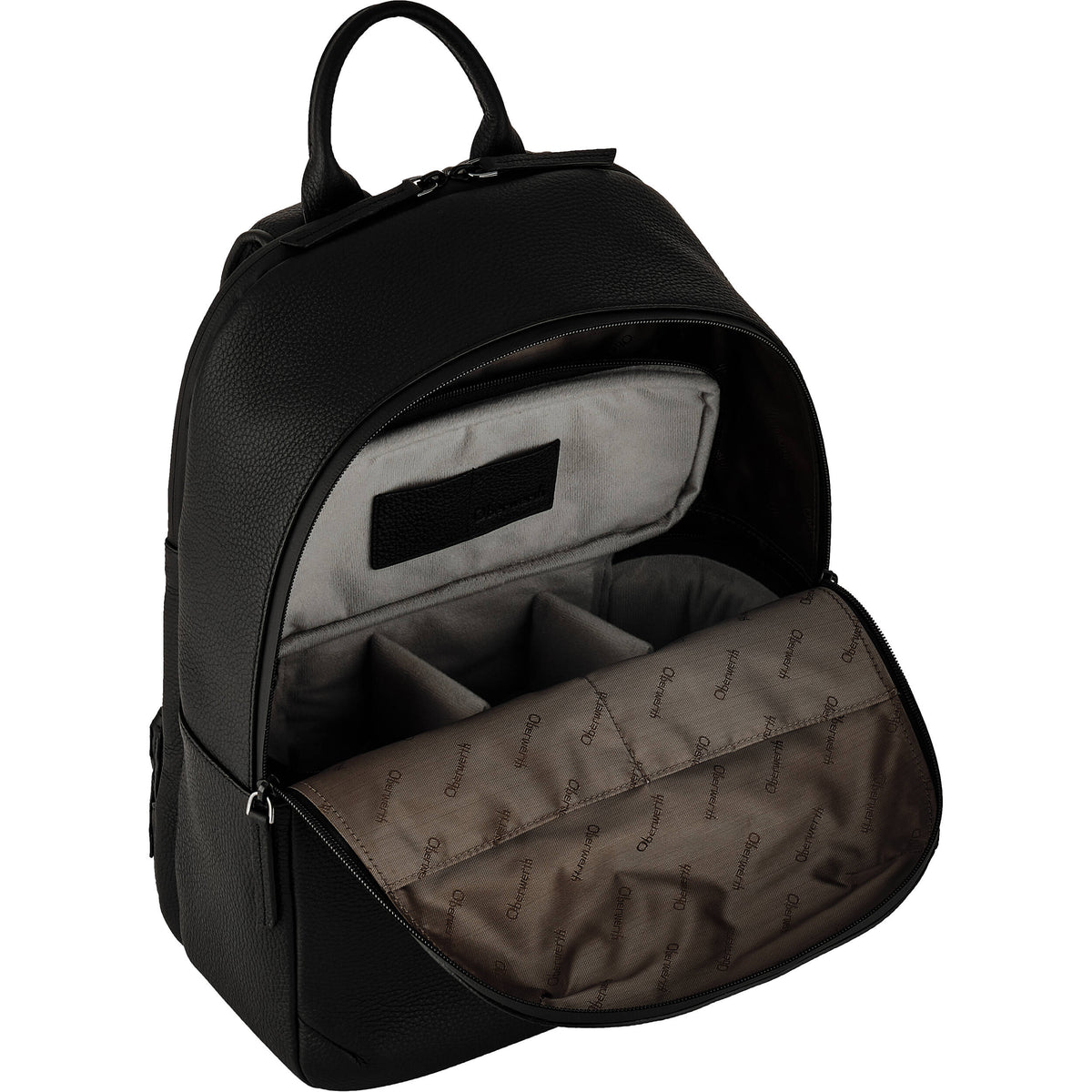 Mochila Oberwerth Pure 2 Zippers (Negro, 16L) - vista frontal