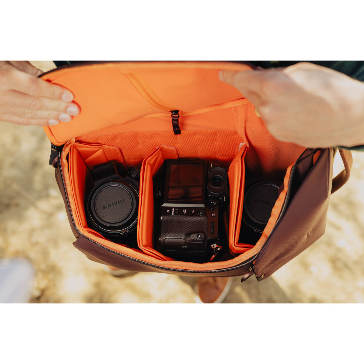 Mochila Peak Design Everyday (Eclipse, 20L) - detalle