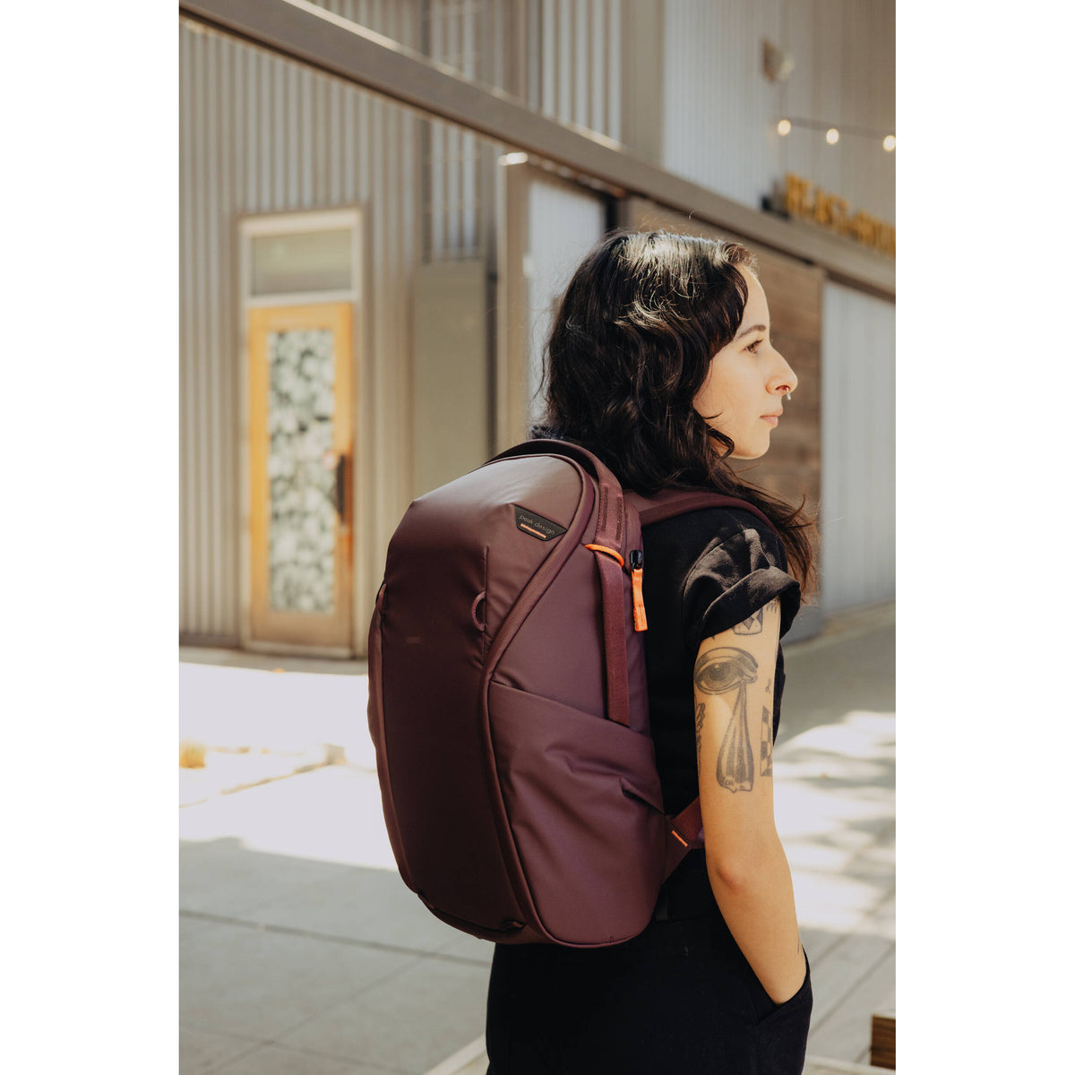 Mochila Peak Design Everyday Zip (Eclipse Purple, 15L) - contenido de la caja
