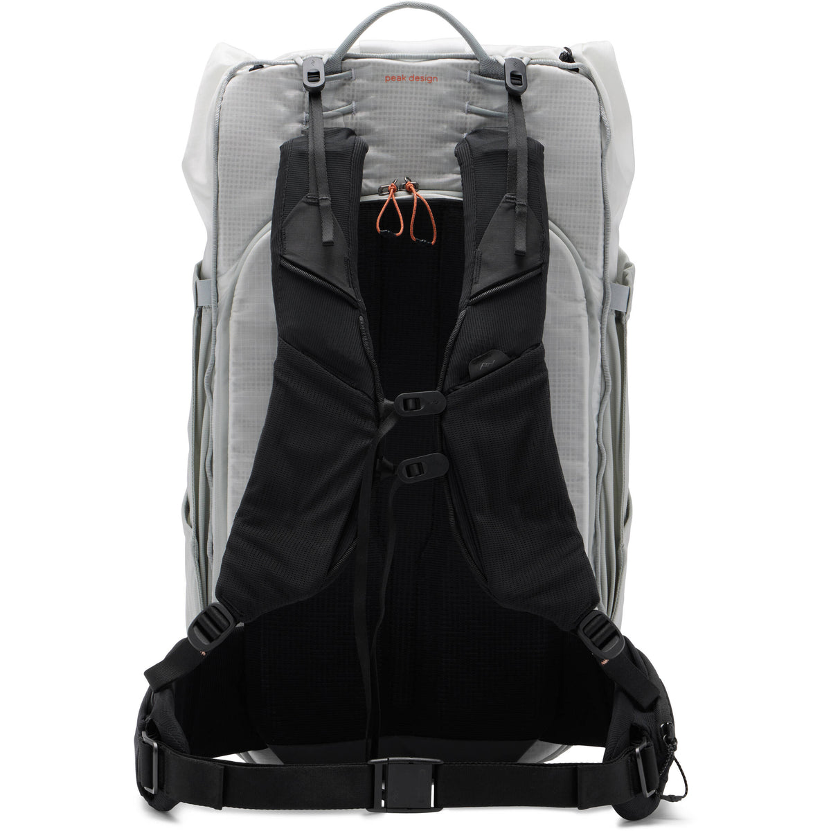 Mochila Peak Design Outdoor (Cloud, 45L) - vista trasera