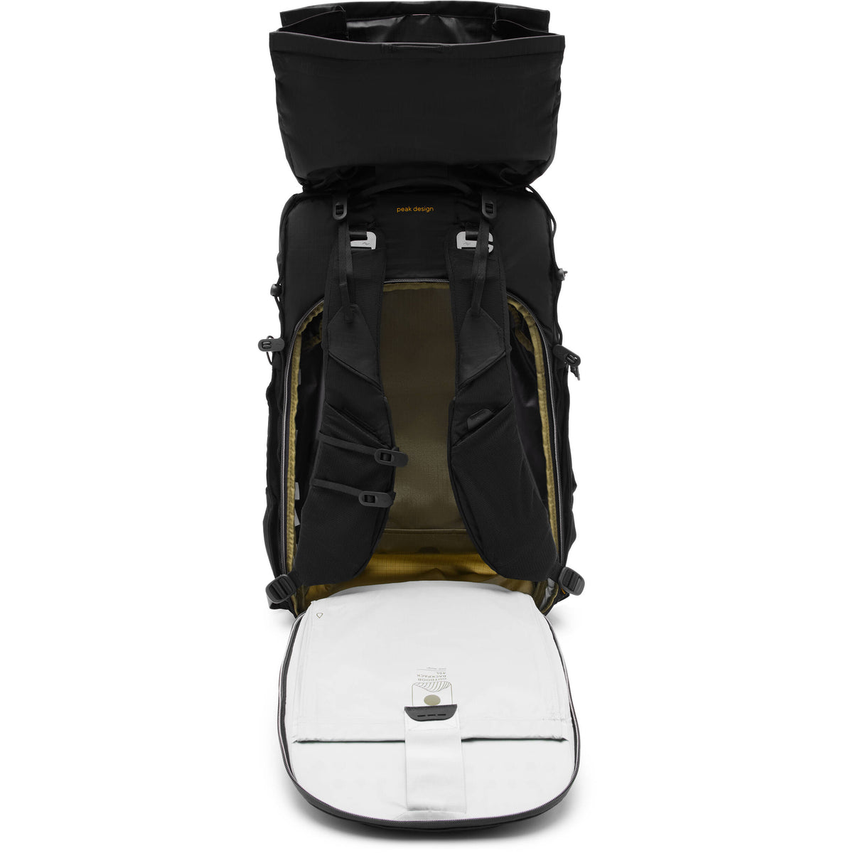 Mochila Peak Design Outdoor (Kelp, 45L) - vista frontal