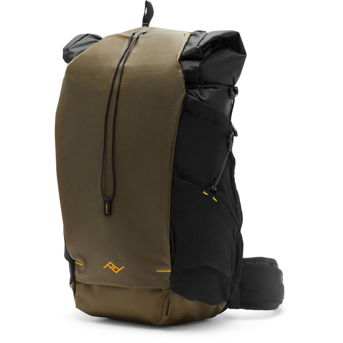 Mochila Peak Design Outdoor (Kelp, 45L) - vista lateral