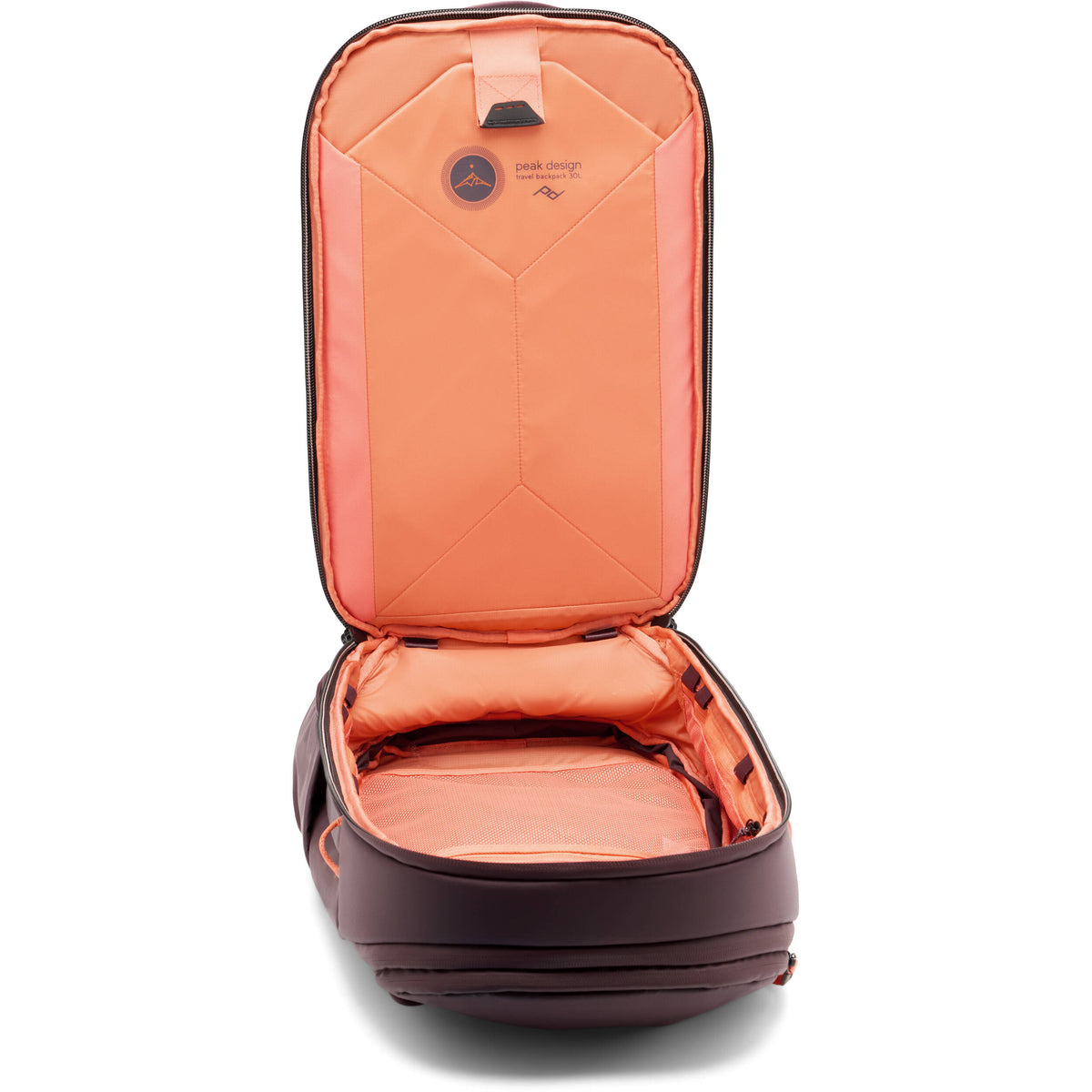 Mochila Peak Design Travel (Eclipse, 30L) - vista frontal