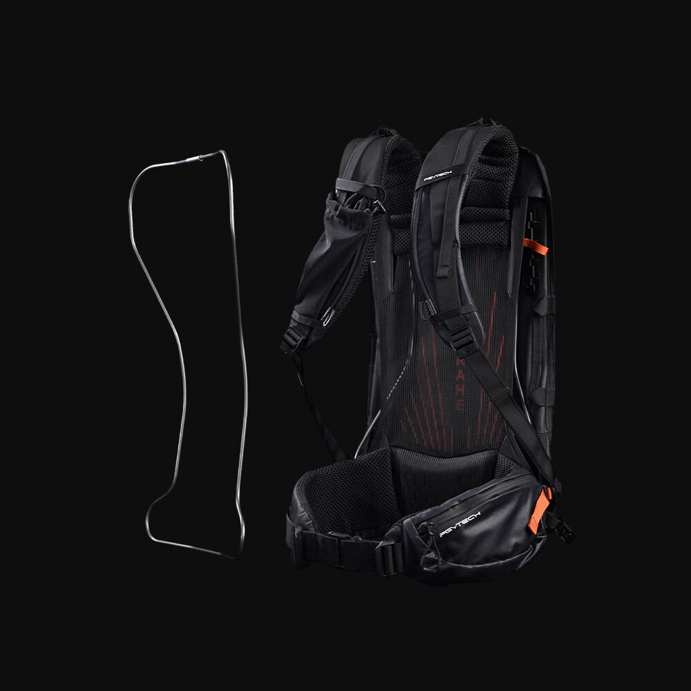 Mochila PGYTECH OnePro Flex con inserto (Space Negro, 30L) - vista lateral