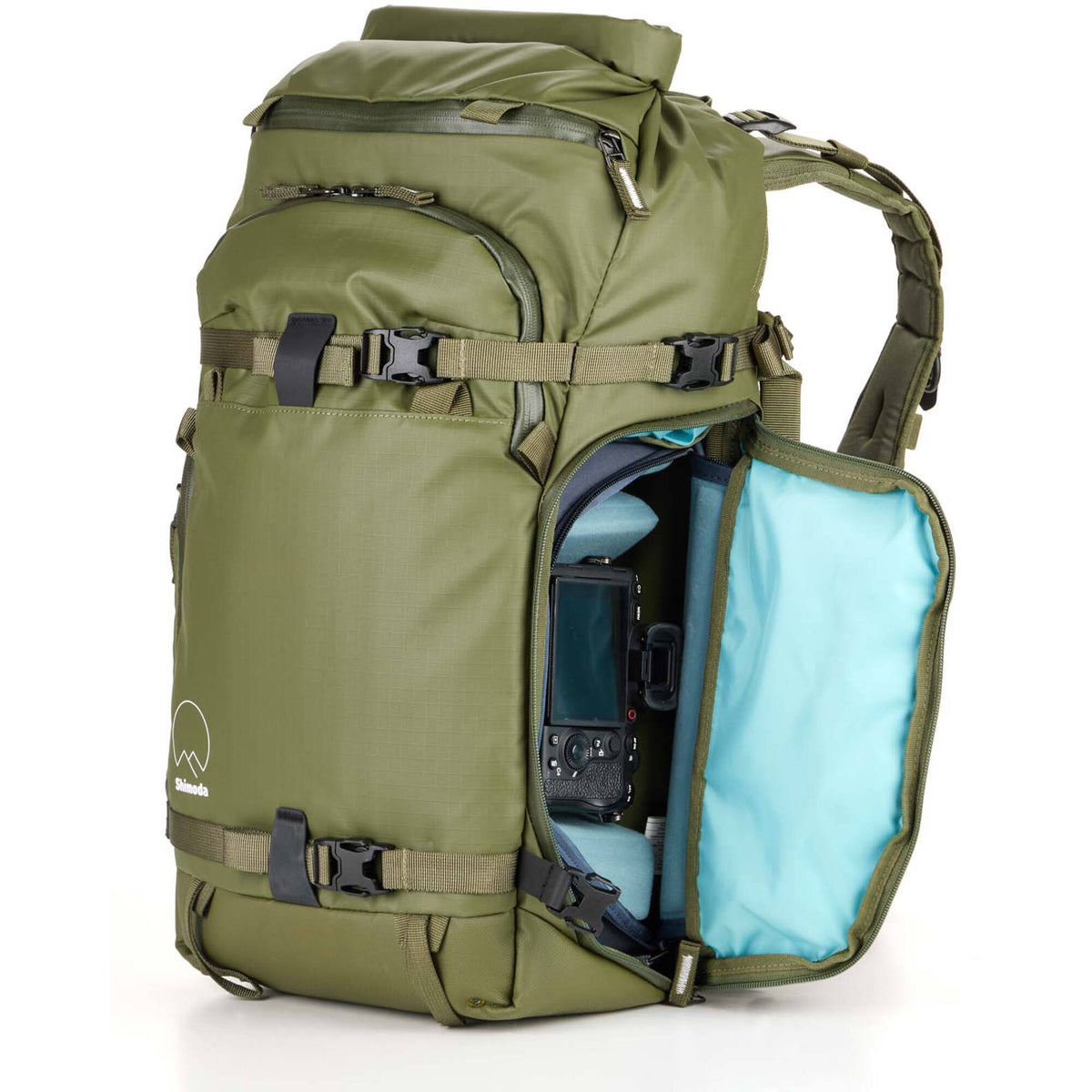 Mochila Shimoda Designs Action X25 V2 Starter Kit (Verde Army, 25L) - detalle