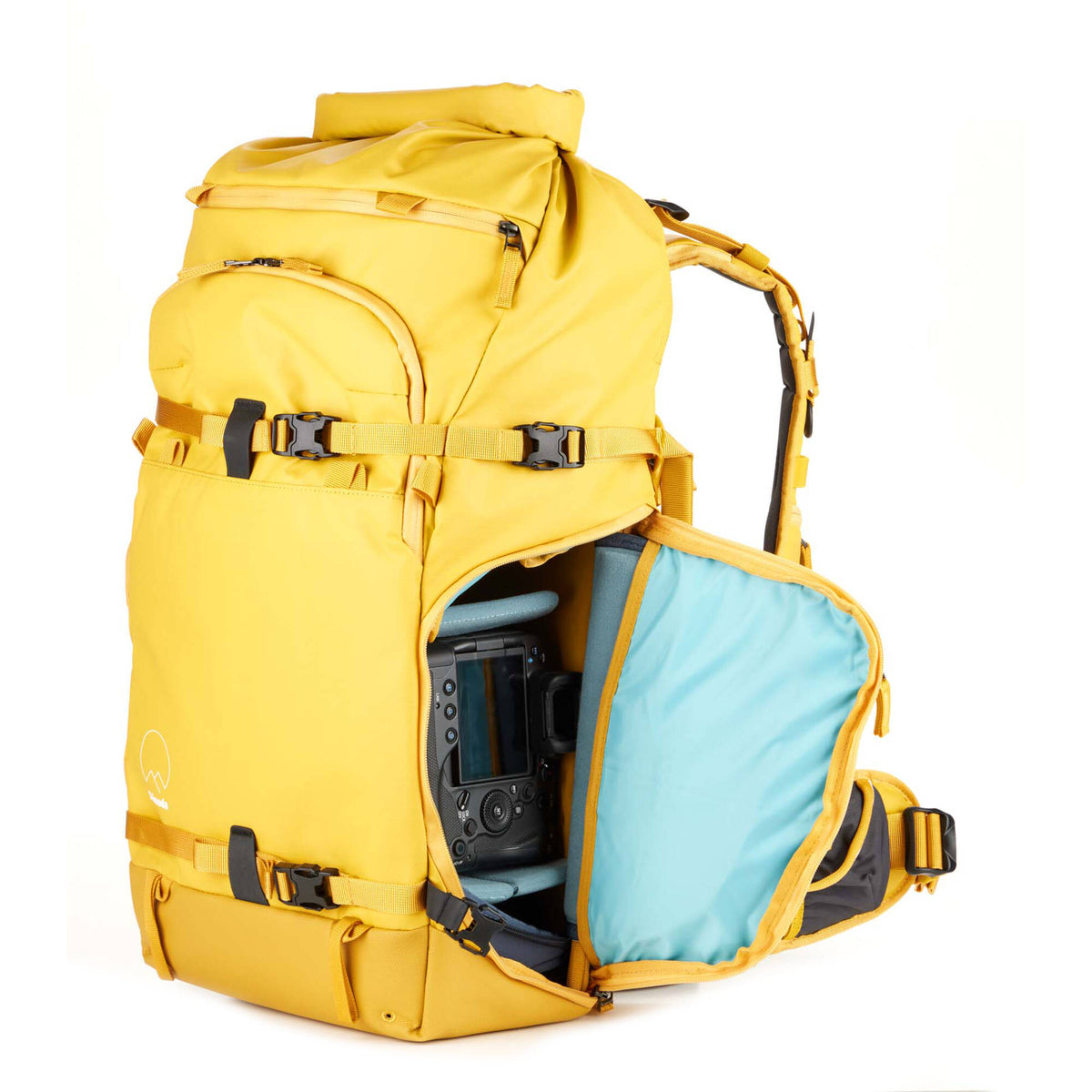 Mochila Shimoda Designs Action X40 V2 (Amarillo, 40L) - puertos y conexiones