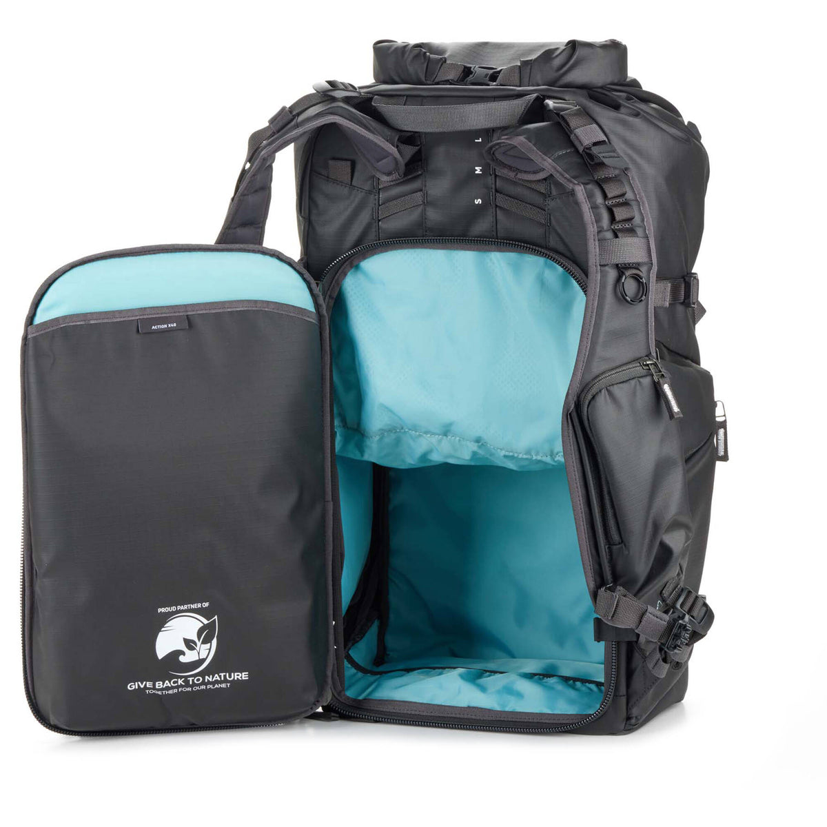 Mochila Shimoda Designs Action X40 V2 (Negro, 40L) - vista lateral