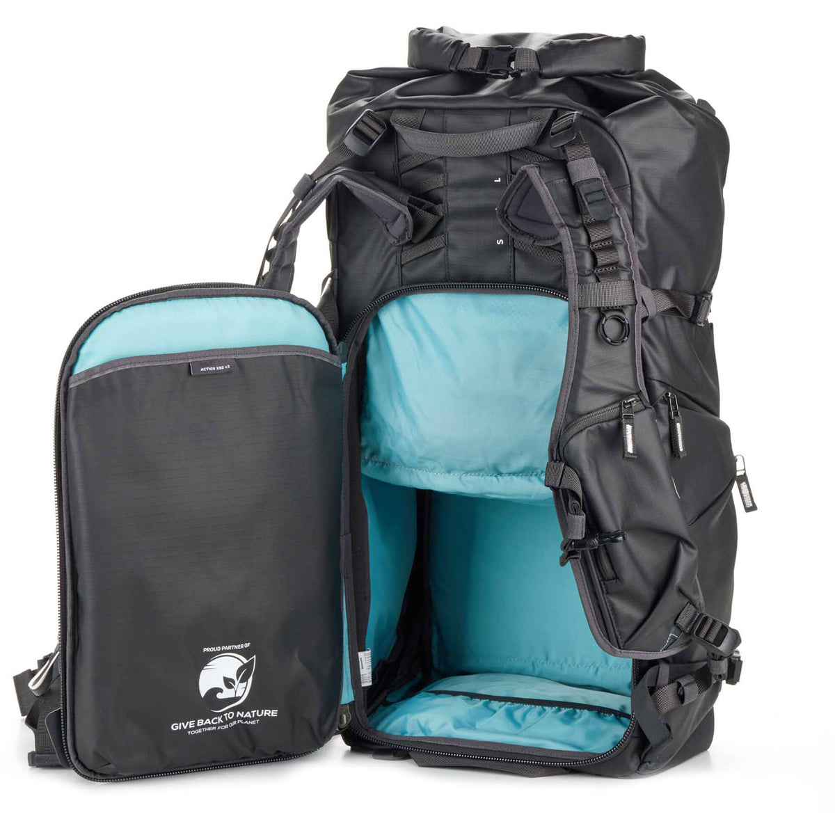 Mochila Shimoda Designs Action X50 V2 (Negro, 50L) - vista lateral