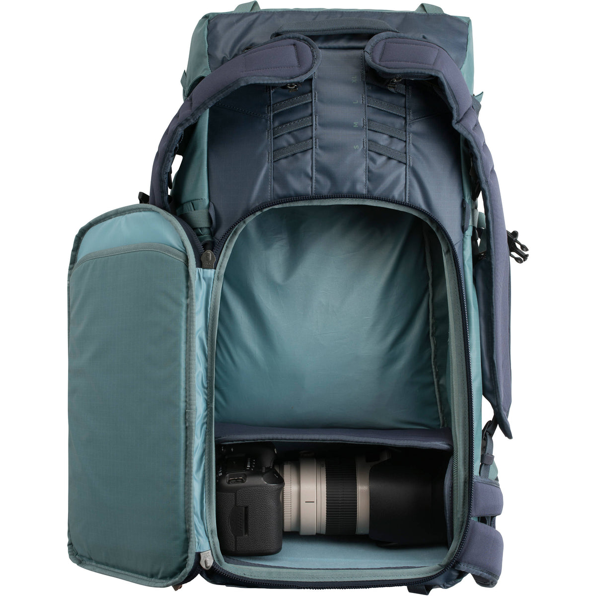 Mochila Shimoda Designs Explore 60 (Azul Nights) - vista lateral