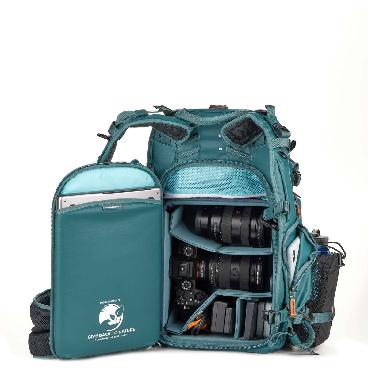 Mochila Shimoda Designs Explore V2 25 Women's Starter Kit (Teal, 25L) - puertos y conexiones