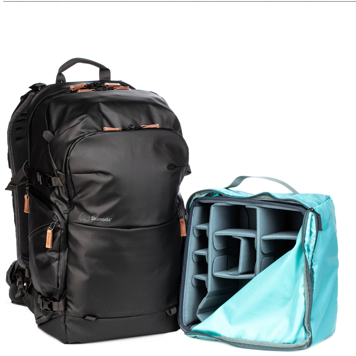 Mochila Shimoda Designs Explore v2 35 Photo Starter Kit (Negro) - vista lateral