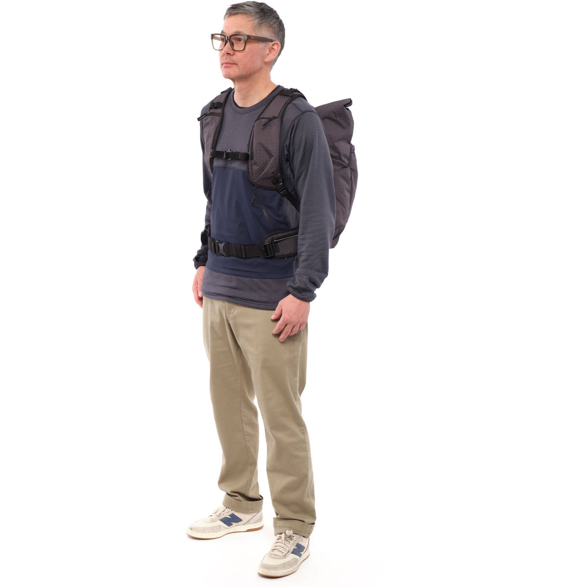 Mochila Shimoda Designs Side Lite 22 (Negro/Blanco) - detalle