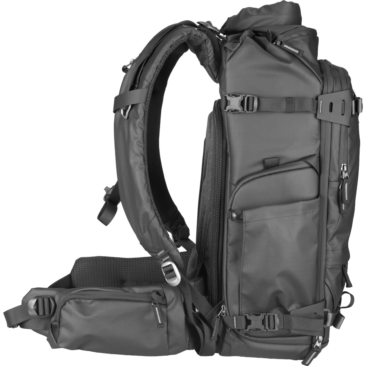 Mochila SmallRig Professional Outdoor Roll-Top (Negro, 30L) - detalle
