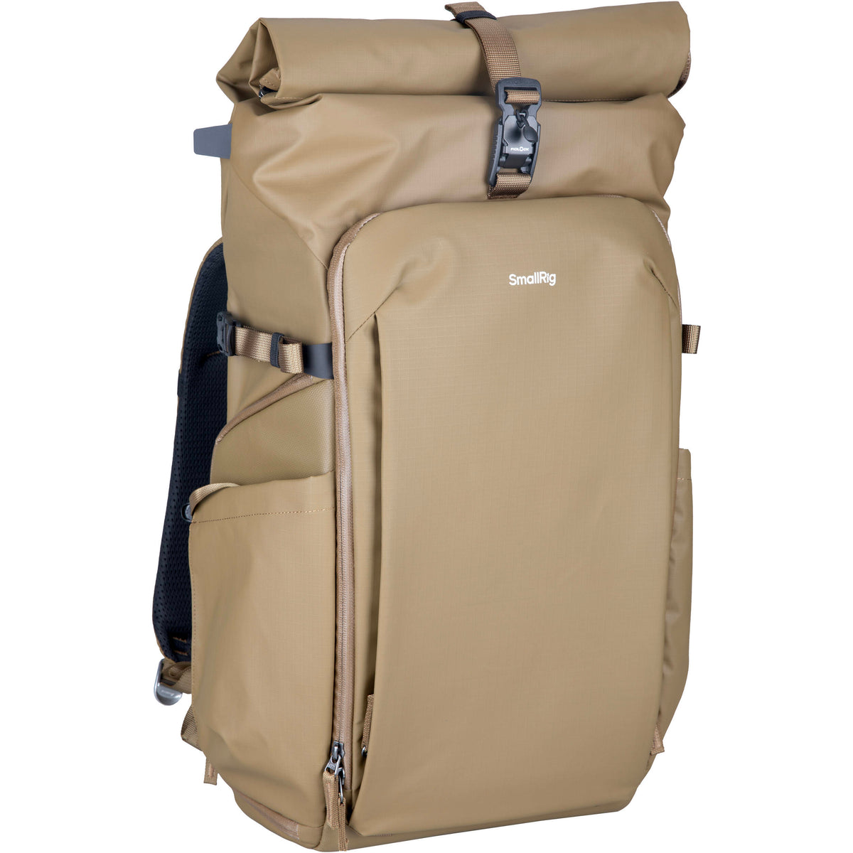 Mochila SmallRig Professional Outdoor Roll-Top (Negro, 40L) - detalle