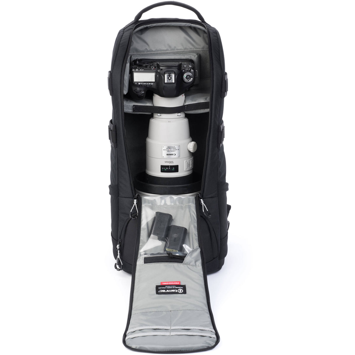 Mochila Tamrac Professional Series: Anvil Super 25 para & 600mm (Blk) - vista trasera
