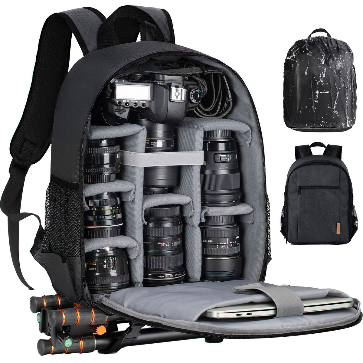 Mochila TARION TBS (Negro) - vista frontal