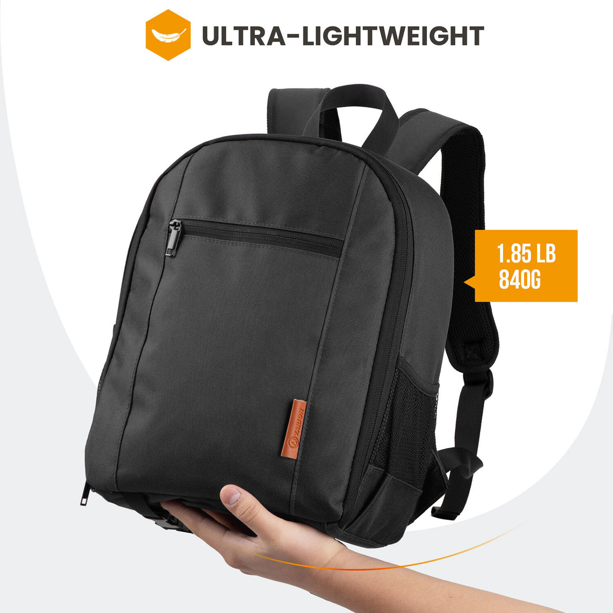Mochila TARION TBS (Negro) - en uso