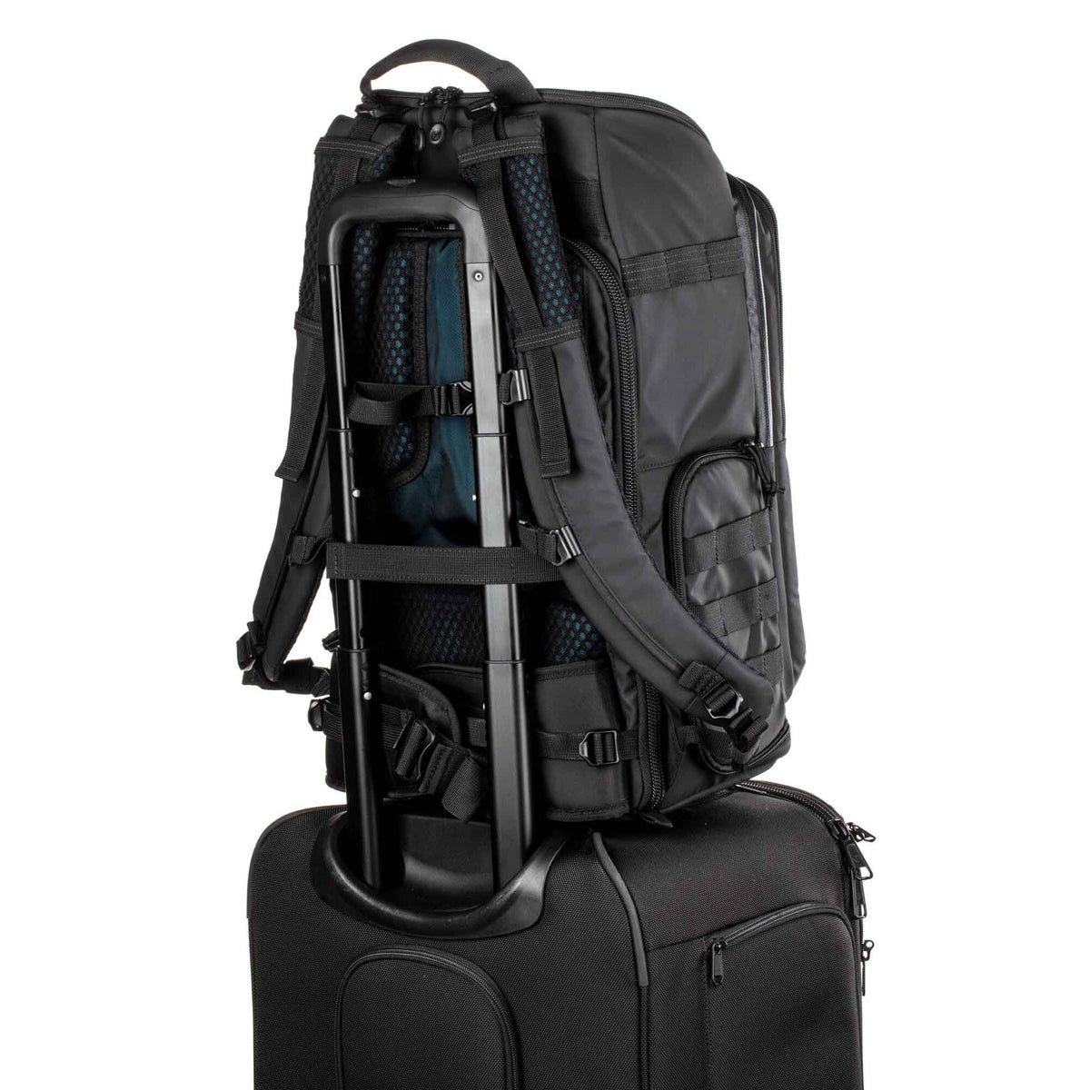Mochila Tenba Axis V2 (Negro, 24L) - en uso