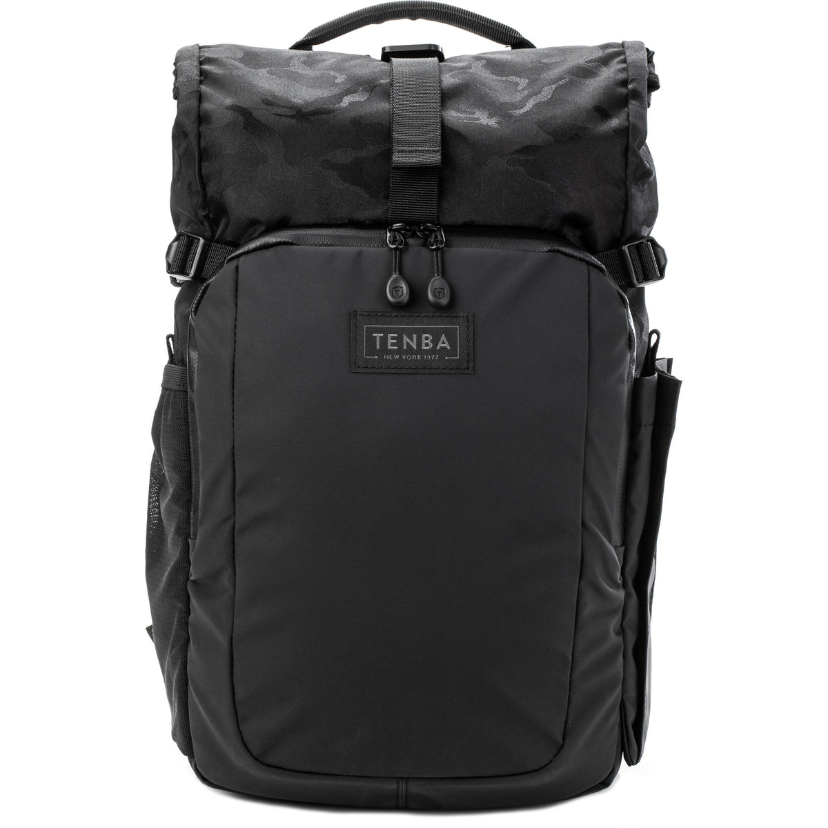 Mochila Tenba Fulton v2 10L Photo (Negro/Negro Camo) - vista frontal