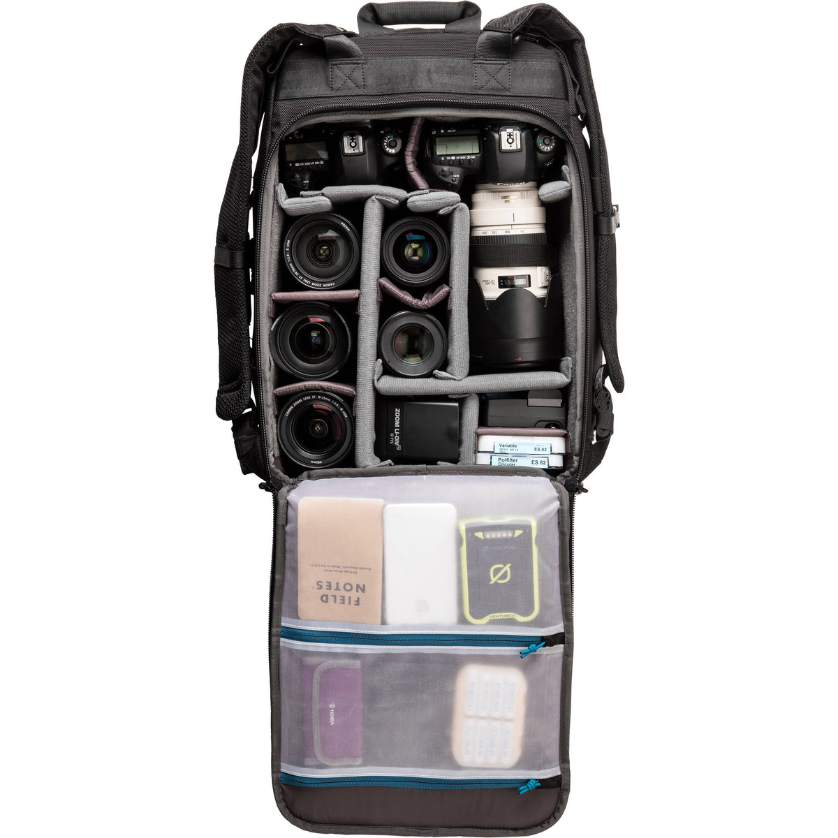 Mochila Tenba Roadie 20 (Negro) - vista lateral
