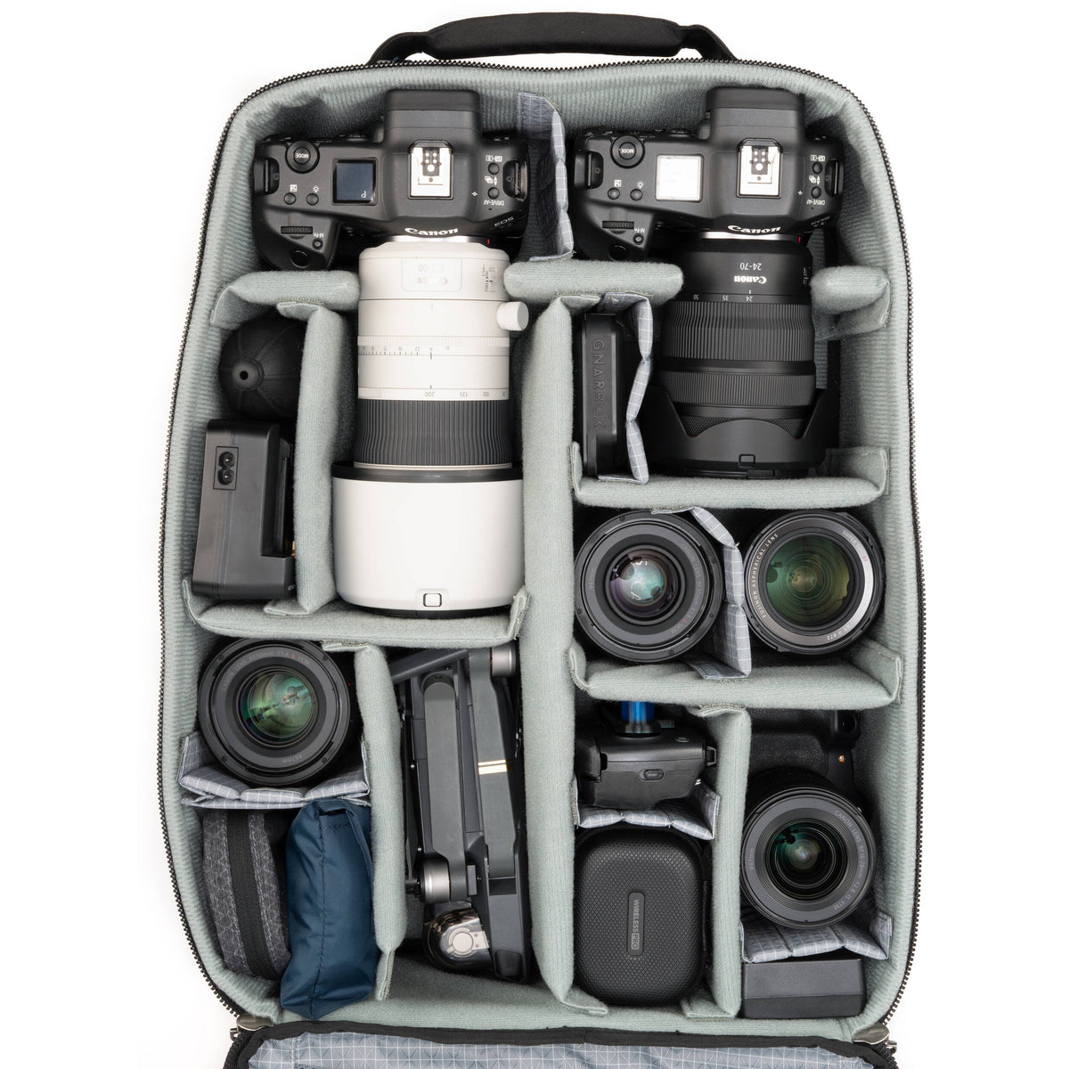 Mochila Think Tank Photo Airport Accelerator (41L) - contenido de la caja