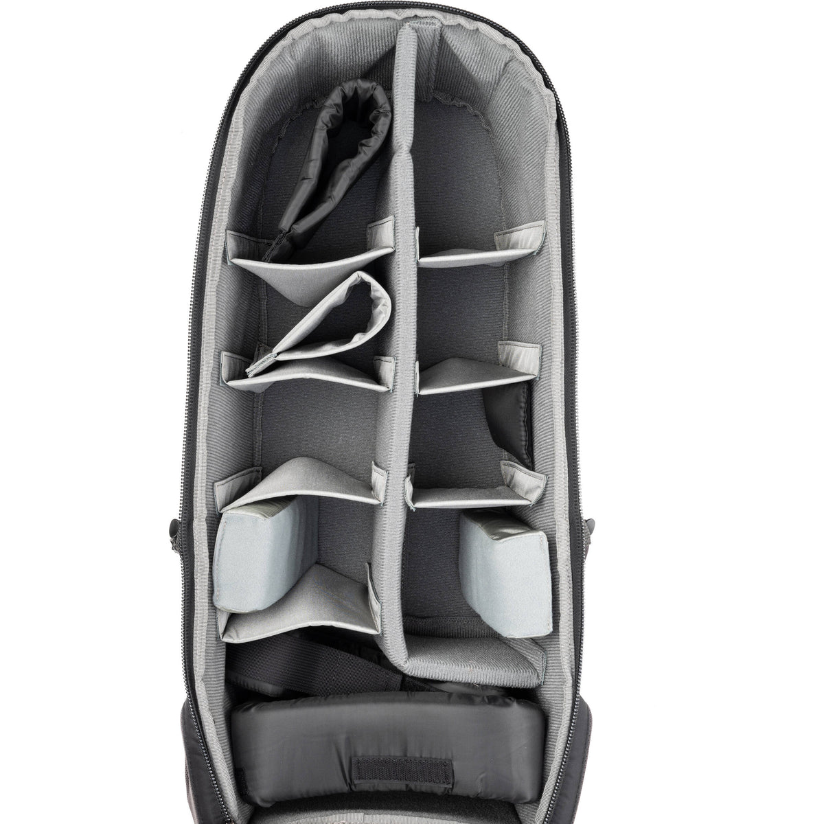 Mochila Think Tank Photo BackLight largo Lens (Slate Negro) - vista trasera
