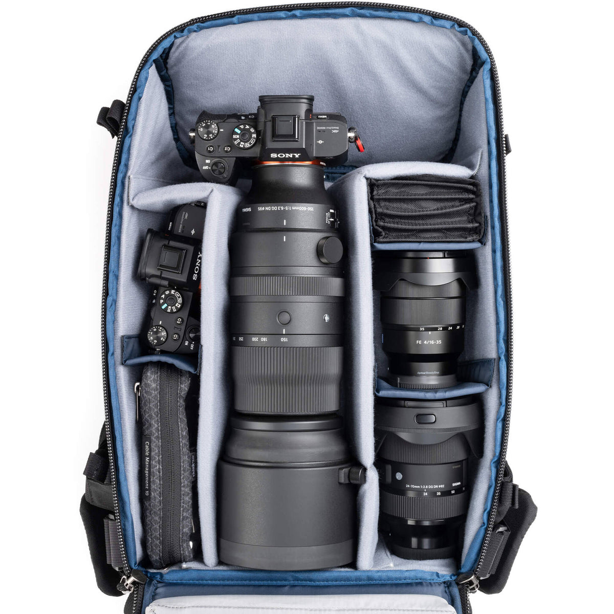 Mochila Think Tank Photo DarkLight (Montane Verde, 20L) - contenido de la caja