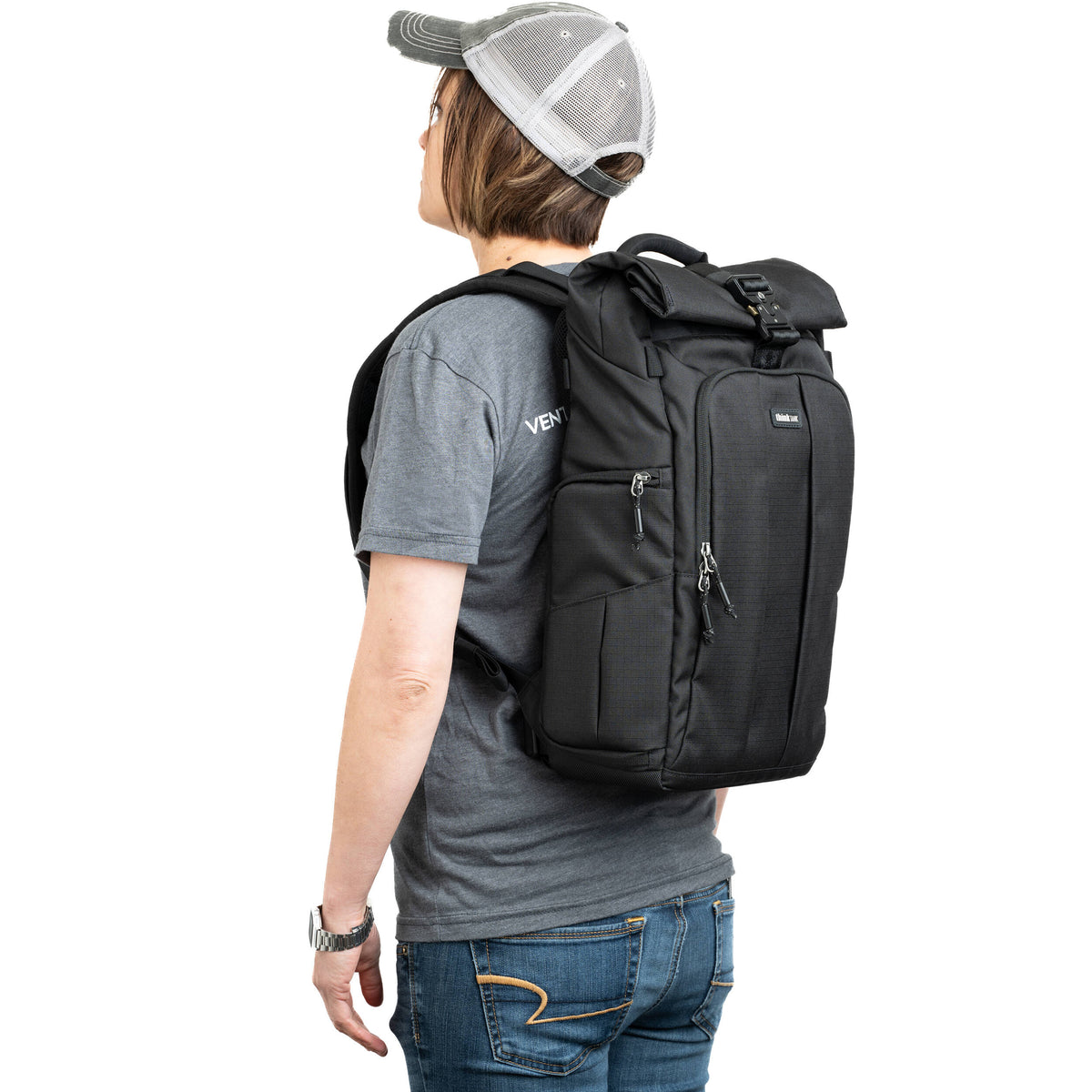 Mochila Think Tank Photo FocusPoint Rolltop (Greenway, 22 L) - contenido de la caja