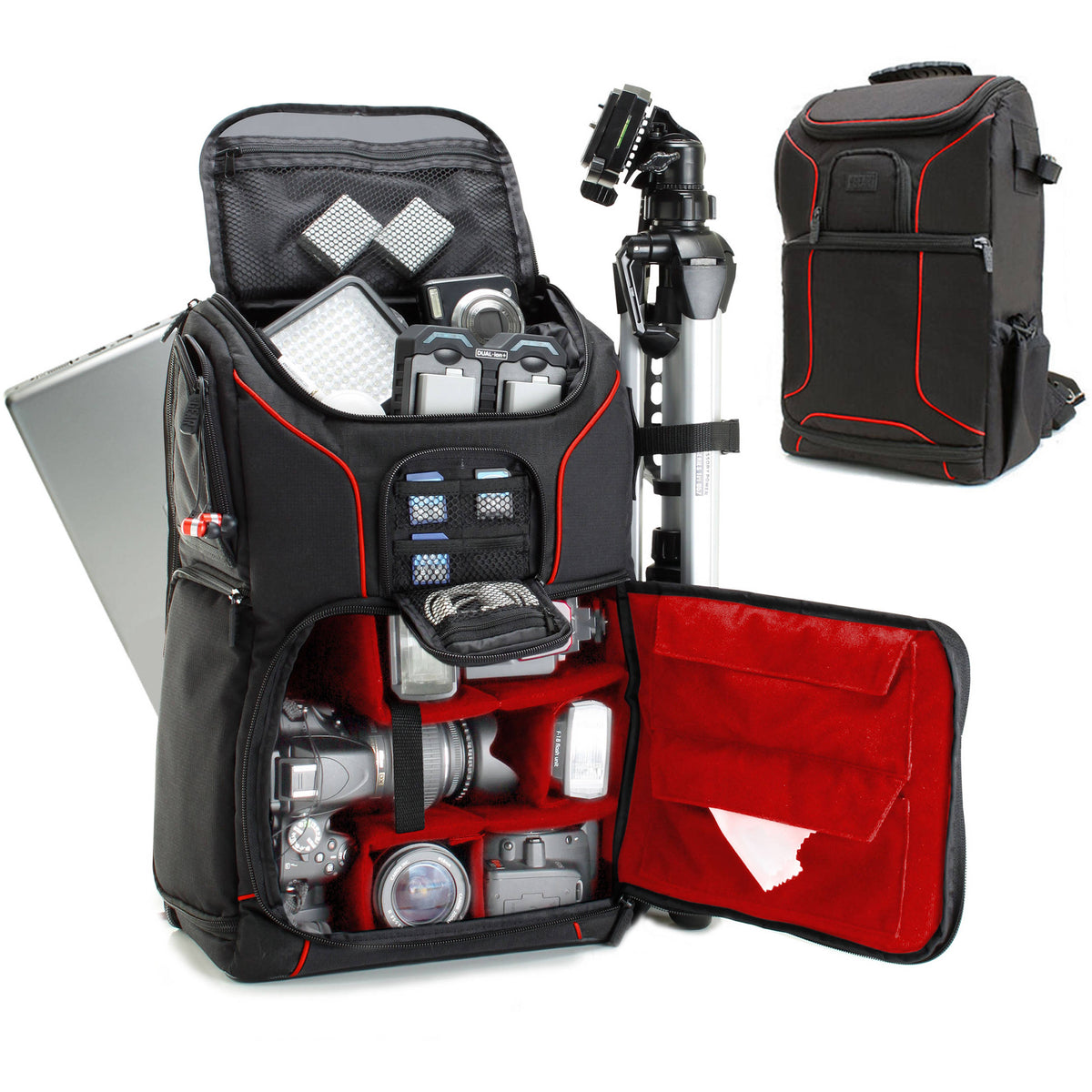 Mochila USA GEAR S17 (Rojo) - vista frontal