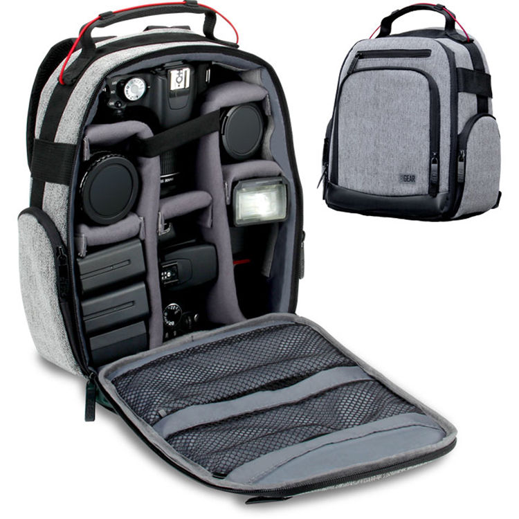 Mochila USA GEAR U-Series UBK (Negro) - vista trasera