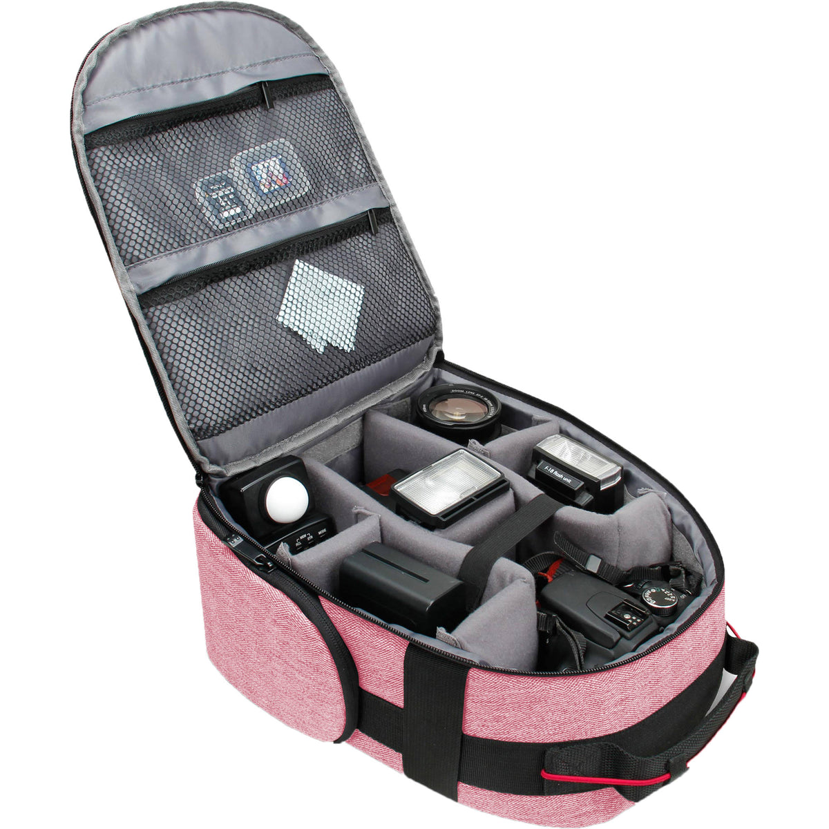 Mochila USA GEAR U-Series UBK (Rojo) - vista frontal
